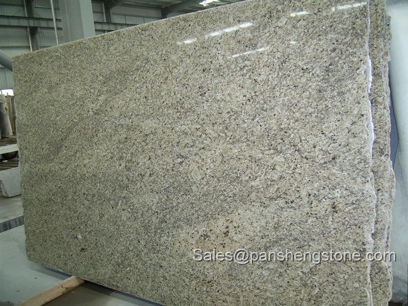 Amarello real (medium) granite slab   Granite Slabs