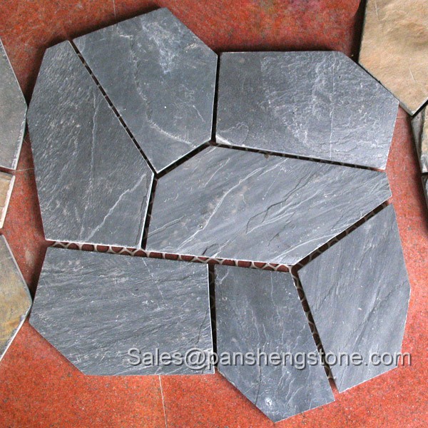 Black Slate Irregular Tile   Slate Tiles
