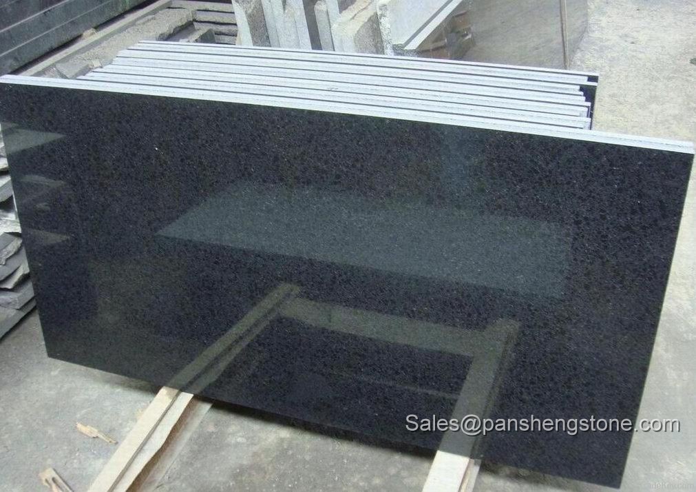 Black blt g684 polished tile chinese stone   basalt Tiles