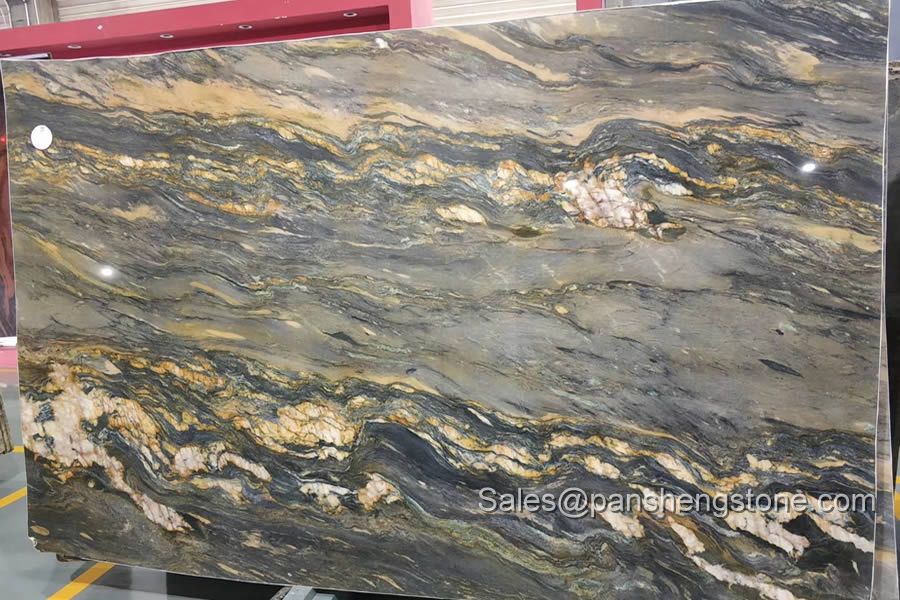 Black gold luxury stone slab   Luxury Stone