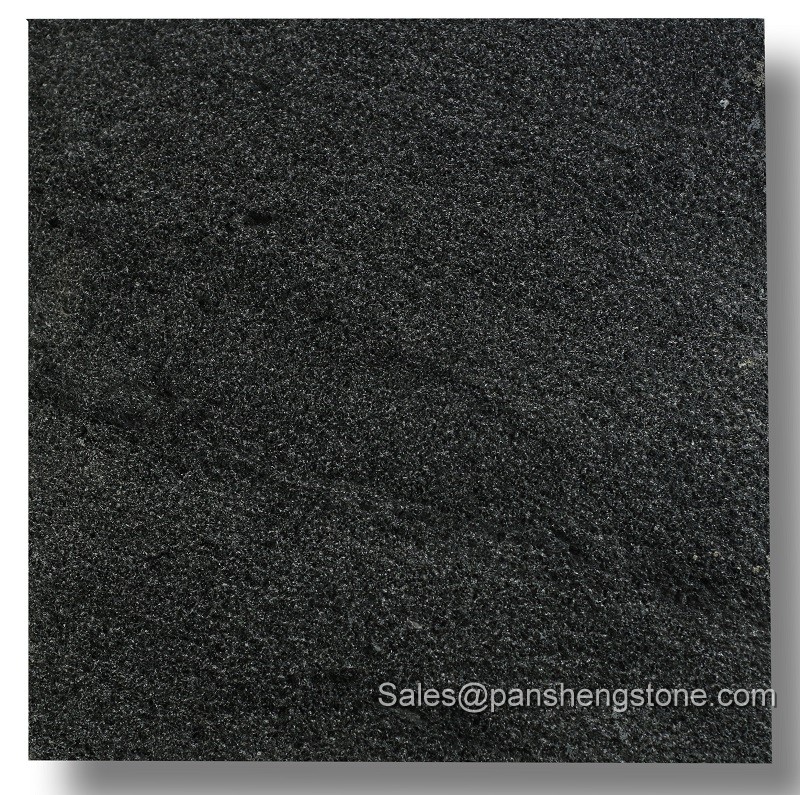 Black lavastone honed   basalt Tiles