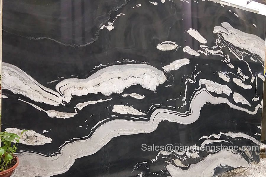 Black margiua luxury stone slab   Luxury Stone