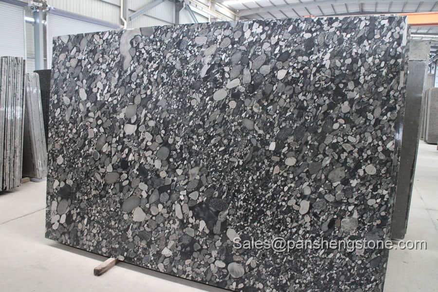 Black marinace luxury stone slab   Luxury Stone