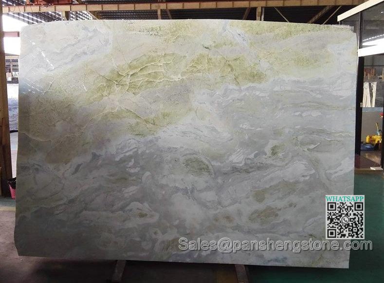 Blue sky jade stone onyx slab   Onyx Slabs