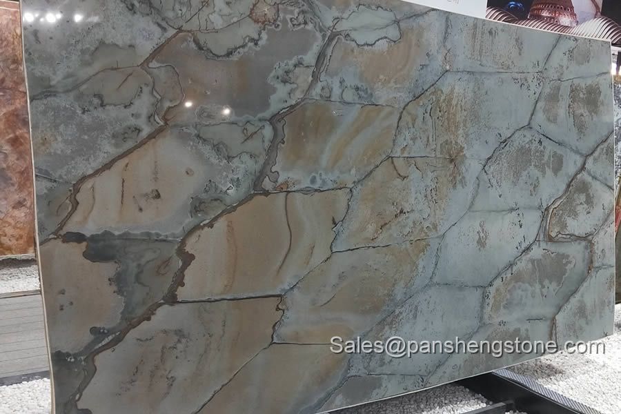 Brazilian fossil luxury stone slab   Luxury Stone