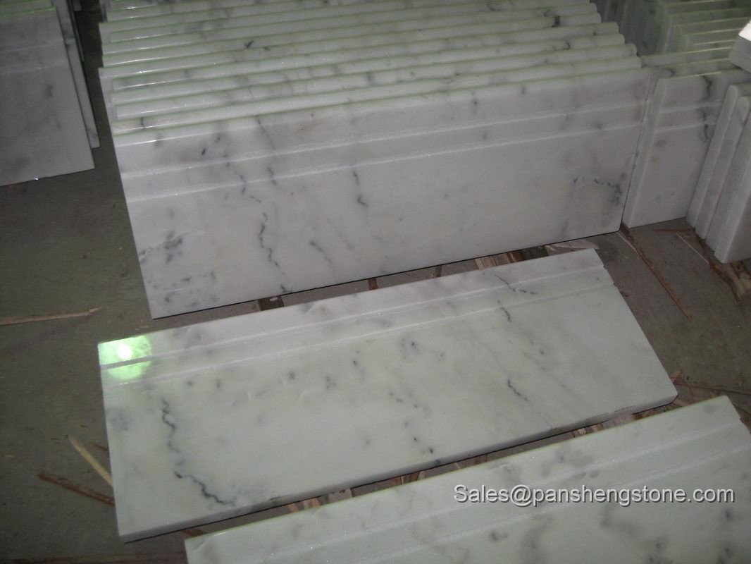 China guagnxi white marble tile   Marble Tiles