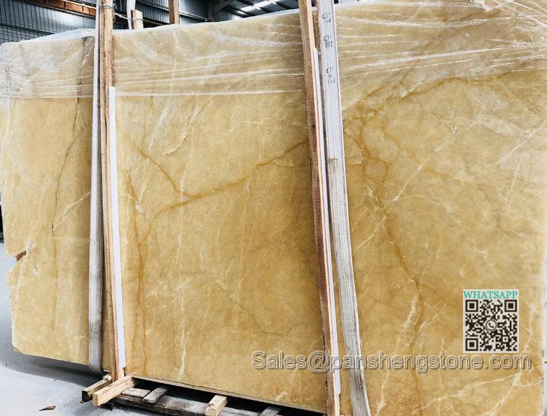 China yellow onyx onyx slab   Onyx Slabs
