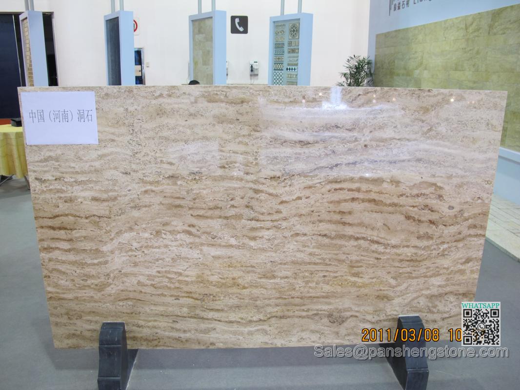 Chinese henan travertine Travertine slab   Travertine Slabs