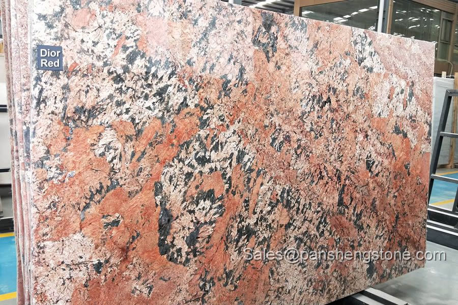 Dior red luxury stone slab   Luxury Stone