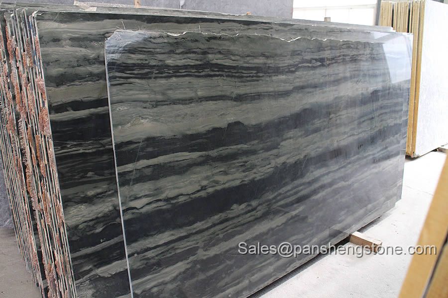 Grey bamboo luxury stone slab   Luxury Stone