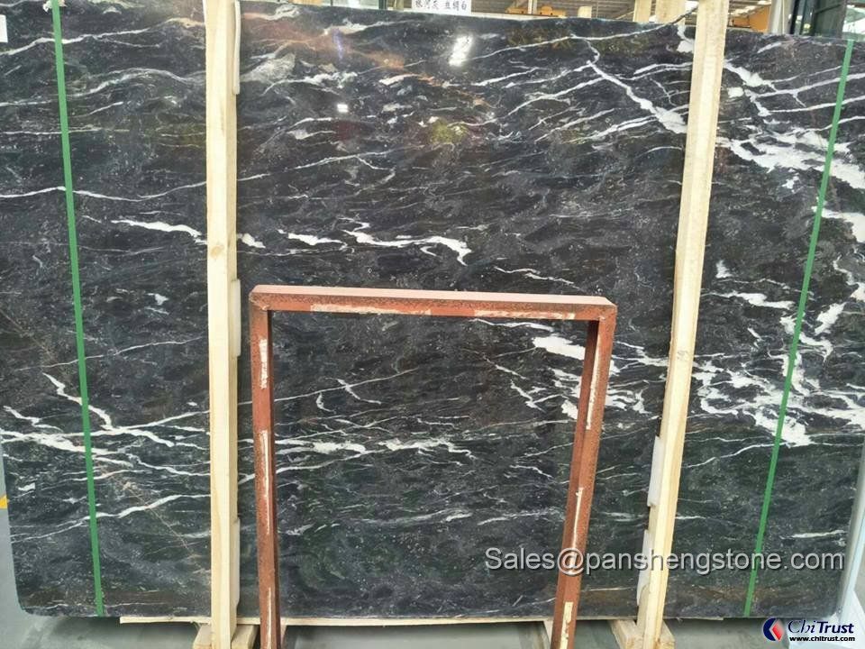 Grey black marble marble slab   Marble Slabs