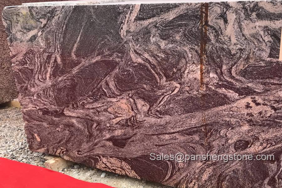 Grey juaparana granite slab   Granite Slabs