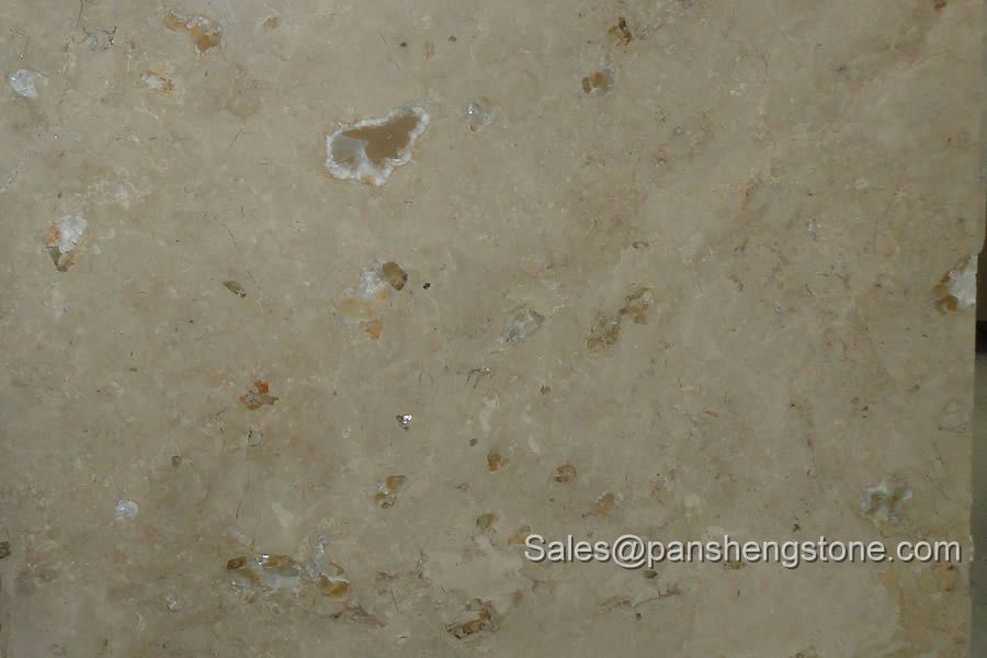 Hard beige limestone slab   Limestone Slabs