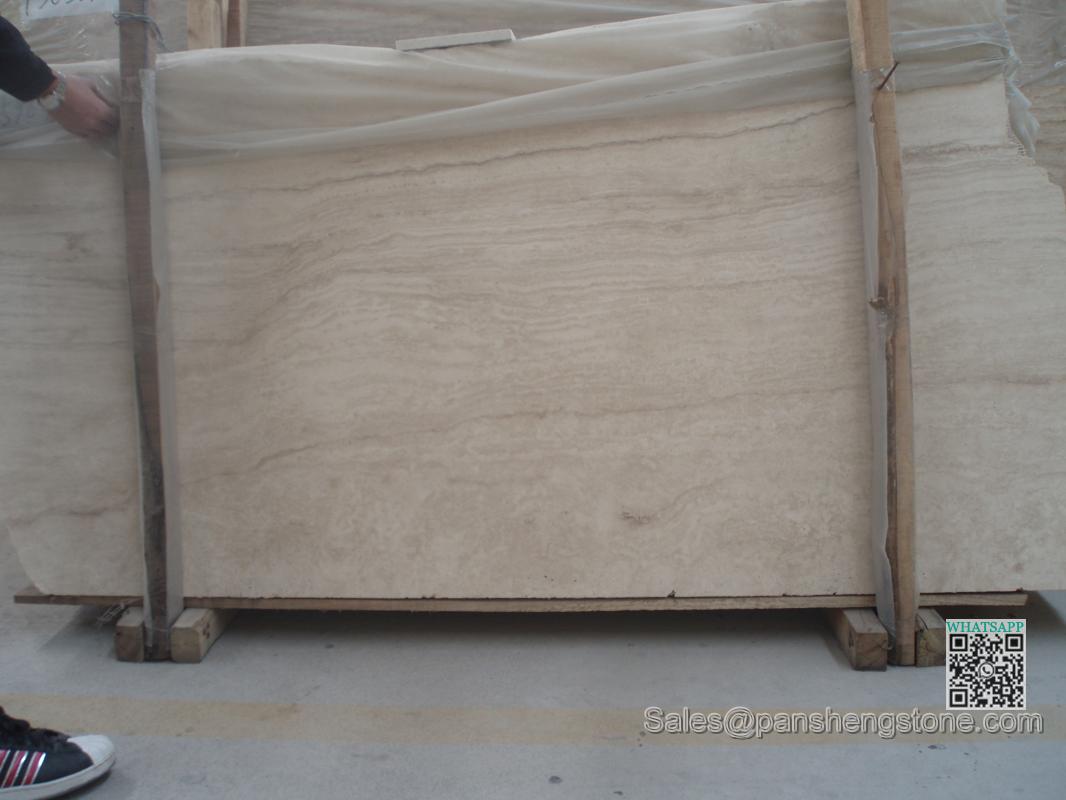 Iran white travertine Travertine slab   Travertine Slabs