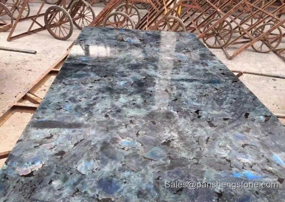 Lemurian blue granite slab   Granite Slabs