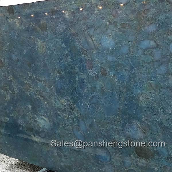 Peacock blue granite slab   Granite Slabs