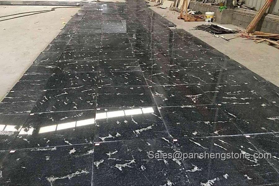 Snow grey granite slab   Granite Slabs