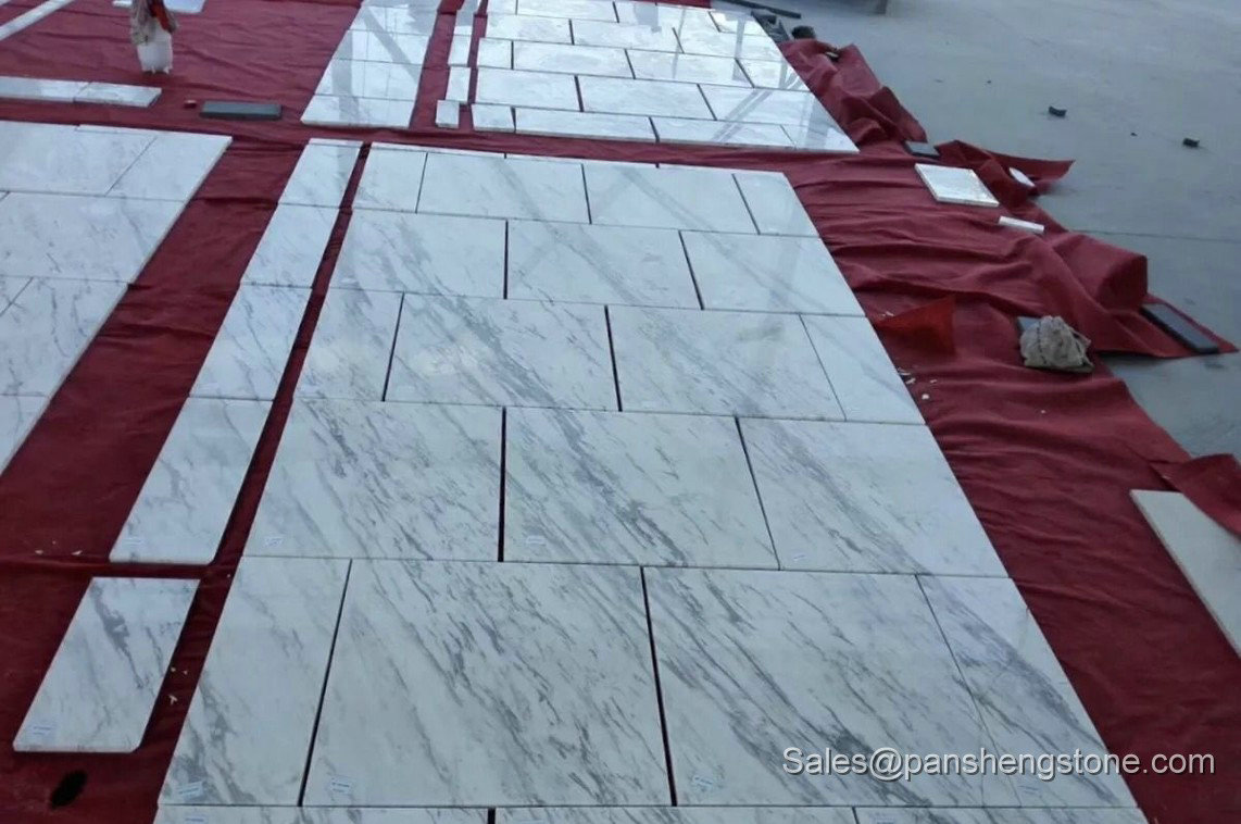 Volakas white marble tile   Marble Tiles