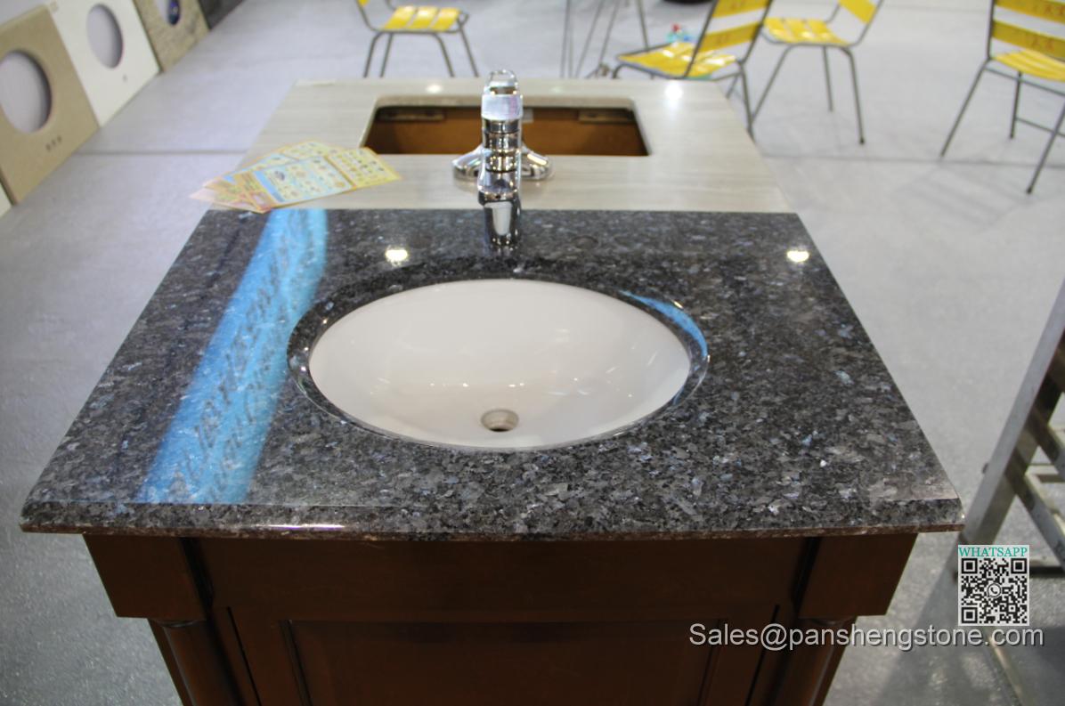 Blue pearl granite vanity top   Granite Vanity top