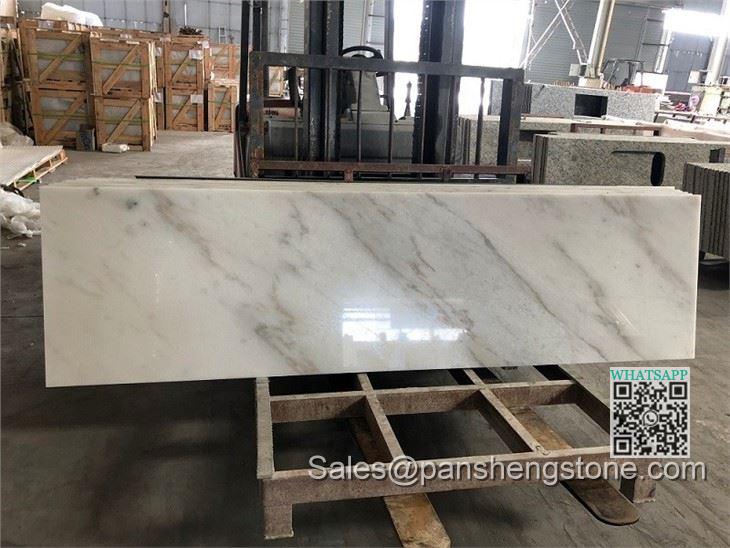Chinese white marble prefab tops   Marble countertops