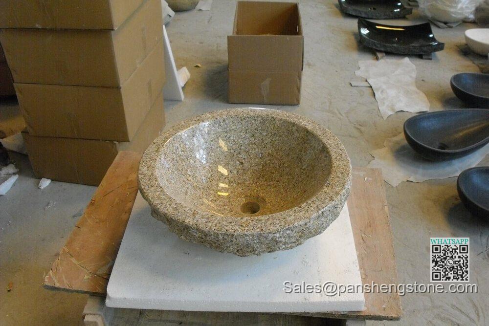 Stone vessel sink