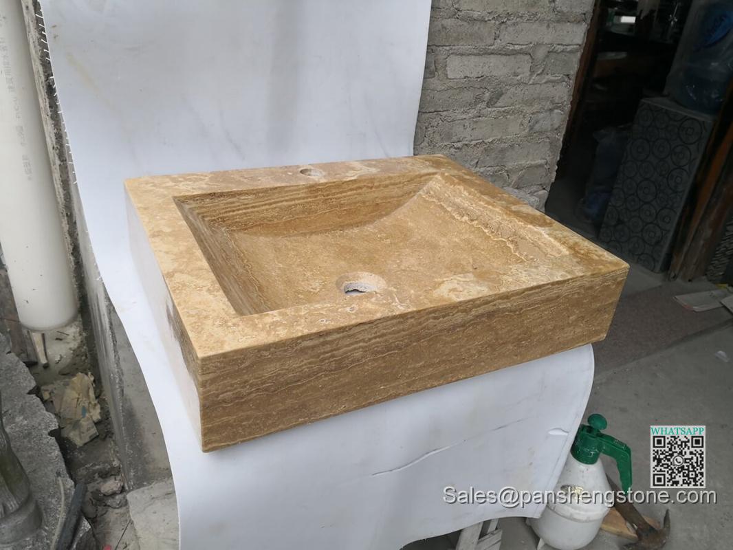 Travertine Sink