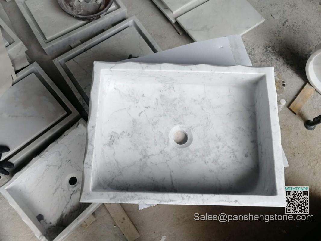 Stone bathroom sink